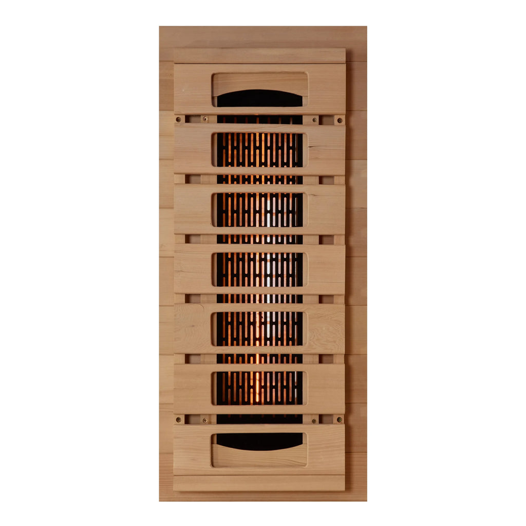 Golden Designs Orion 4-Person Full Spectrum Infrared Sauna with Himalayan Salt Bar