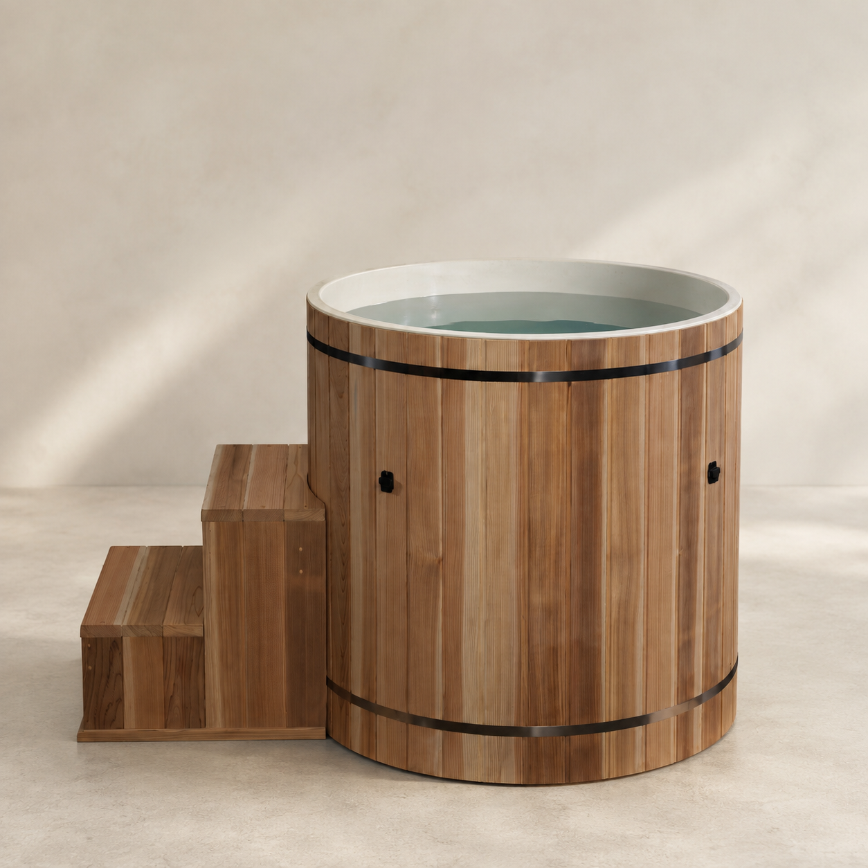 Dynamic Cold Therapy Cedar Barrel Cold Plunge – Plastic Interior | (TUB ONLY)