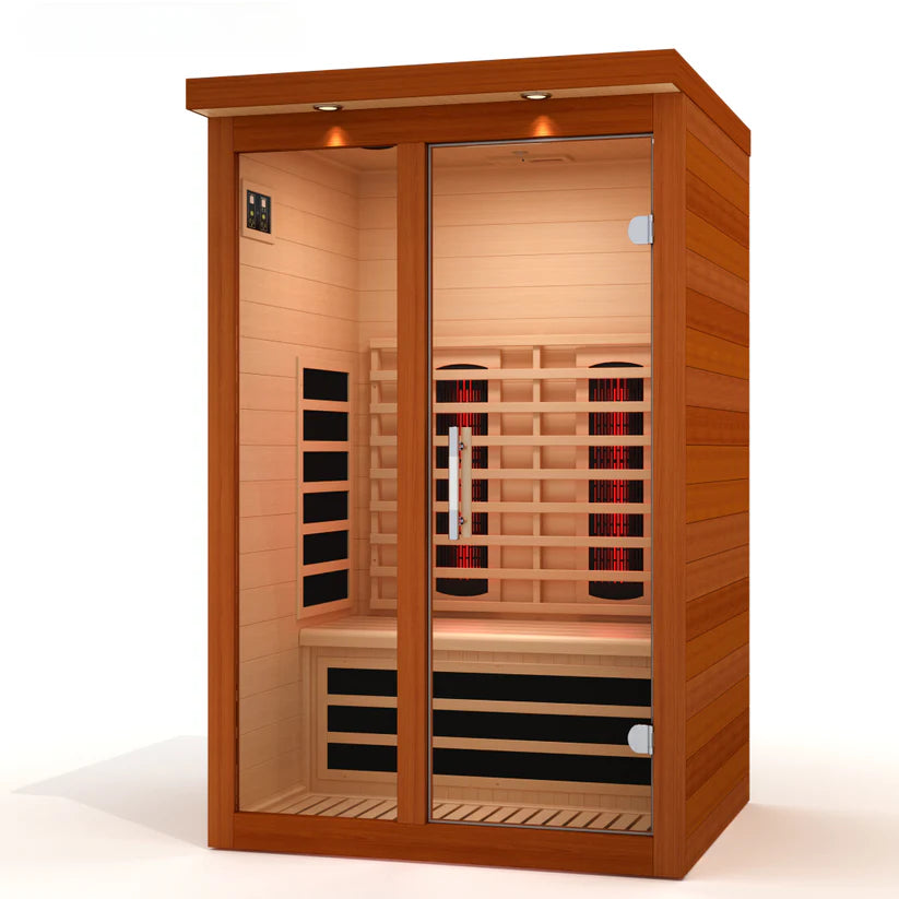 Dynamic Lumeneres 2-Person Full Spectrum Near Zero EMF Infrared Sauna