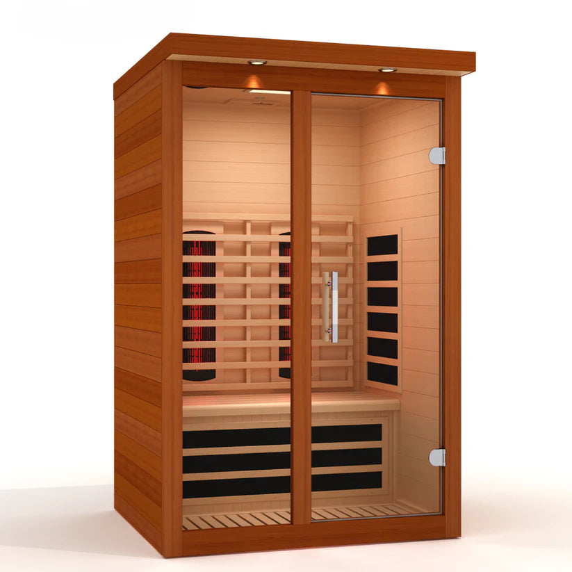 Dynamic Lumeneres 2-Person Full Spectrum Near Zero EMF Infrared Sauna