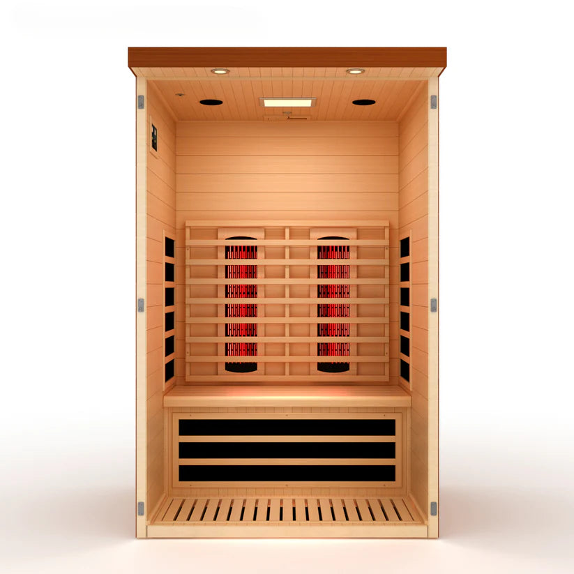 Dynamic Lumeneres 2-Person Full Spectrum Near Zero EMF Infrared Sauna