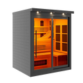 Golden Designs 6-Person Full Spectrum Infrared Sauna – Black Edition — main view