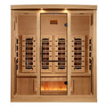 Golden Designs Orion 4-Person Full Spectrum Infrared Sauna with Himalayan Salt Bar