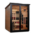 Golden Designs Kaskinen 6-Person Hybrid Outdoor Sauna – Two-Tone — main view