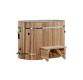 Dynamic Cold Therapy Oval Cedar Cold Plunge – Plastic Interior (Tub Only)