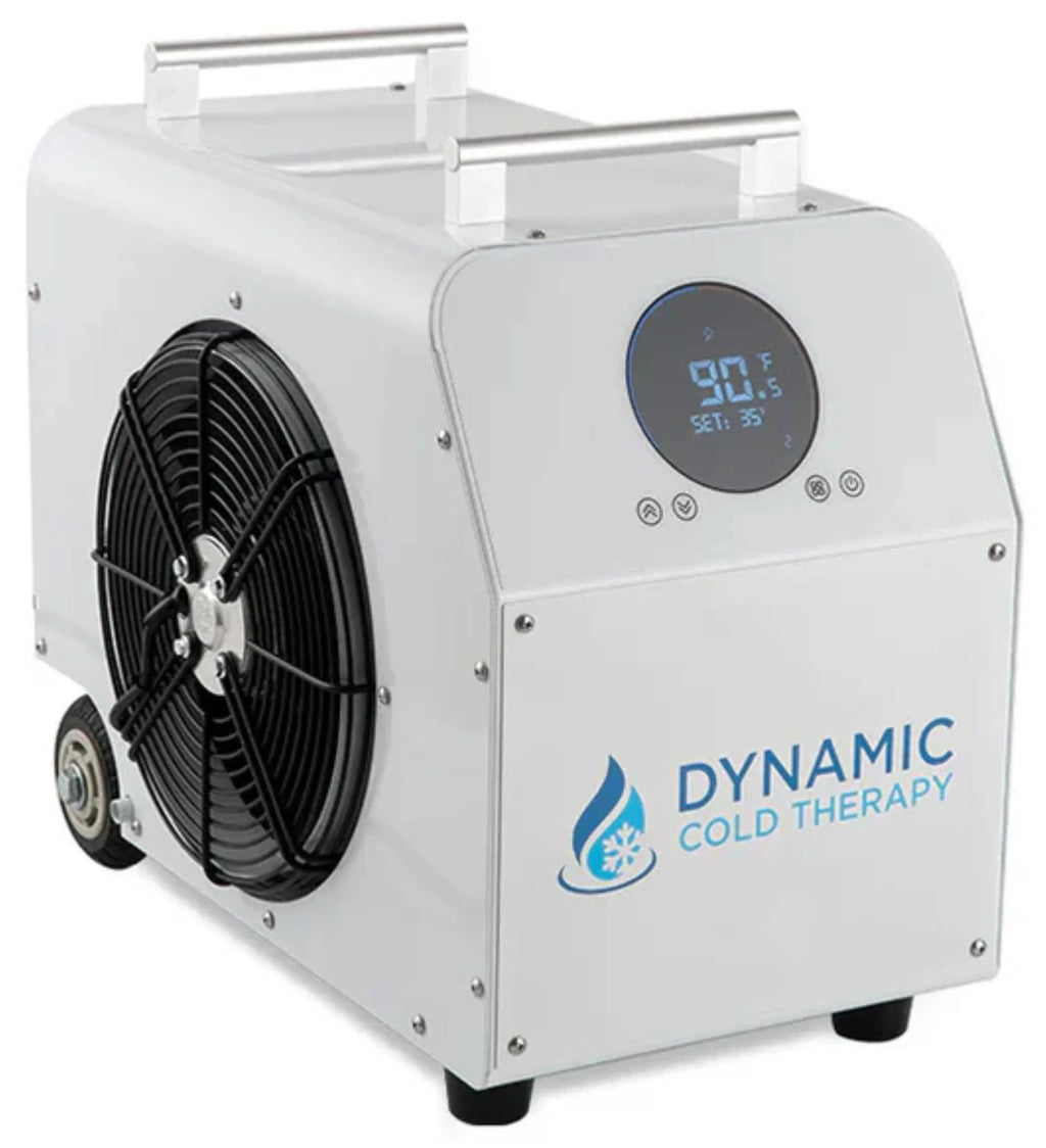 Dynamic Cold Therapy Premier chiller angled view