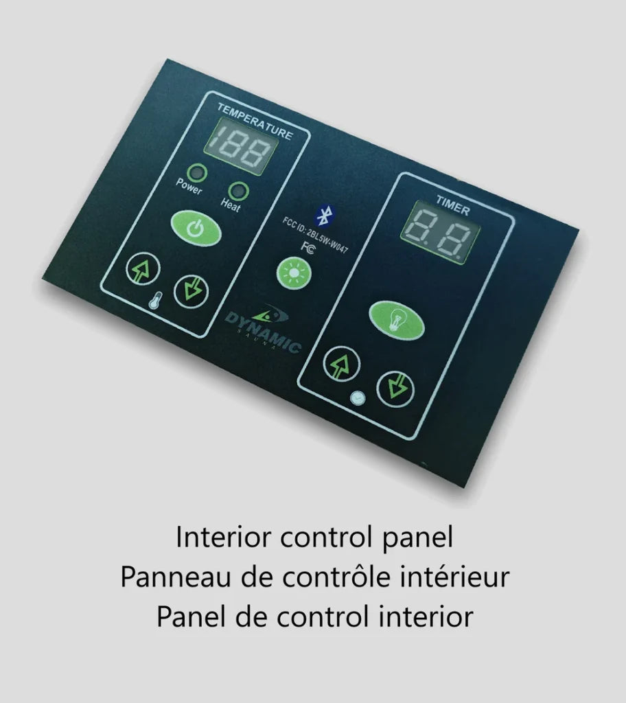 Dynamic Serena infrared sauna - view 9