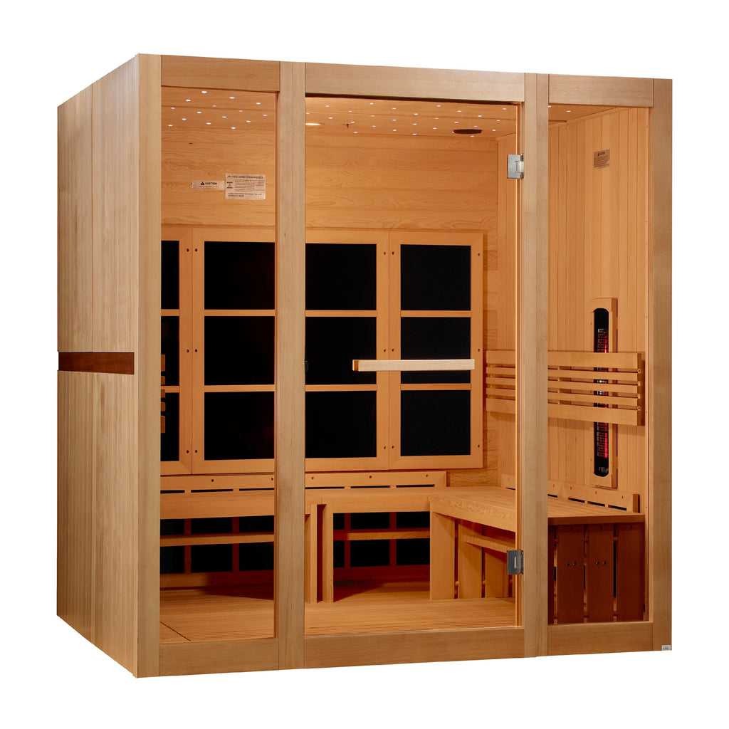Golden Designs 8-Person Full Spectrum Infrared Sauna — main view