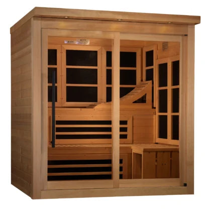 Golden Designs Asteroid 6 Person Near Zero EMF Far Infrared Sauna