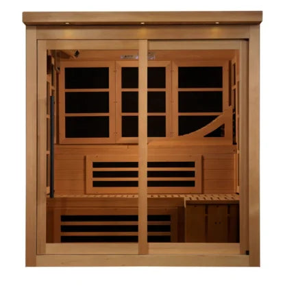 Golden Designs Asteroid 6 Person Near Zero EMF Far Infrared Sauna