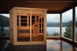 Golden Designs Asteroid 6 Person Near Zero EMF Far Infrared Sauna