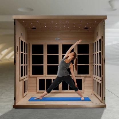 Golden Designs Catalonia Elite 8 Person Near Zero EMF Infrared Sauna