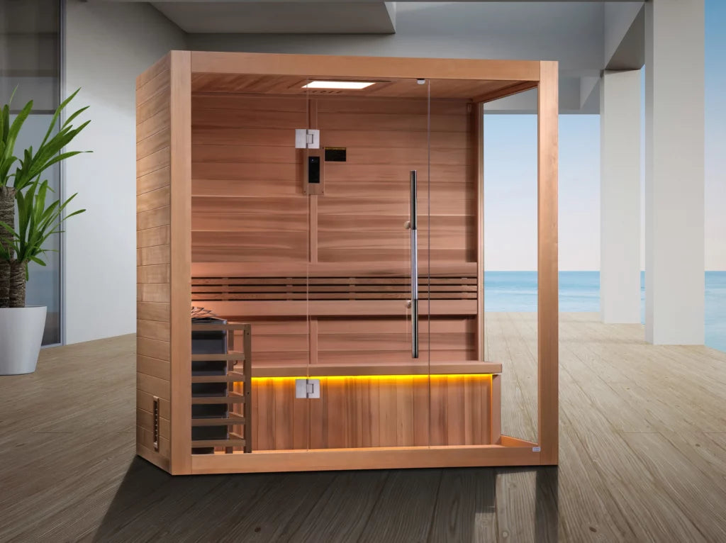 Golden Designs Forssa 3-4 Person Traditional Sauna