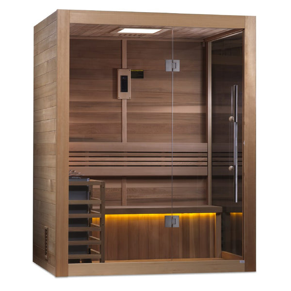 Golden Designs Hanko 2–3 Person Traditional Sauna – Canadian Red Cedar