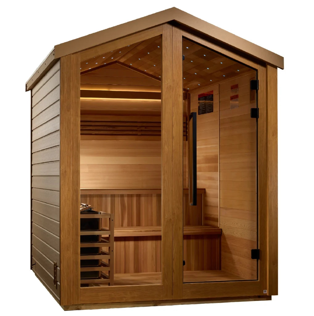 Golden Designs Kaarina 6-person outdoor traditional sauna