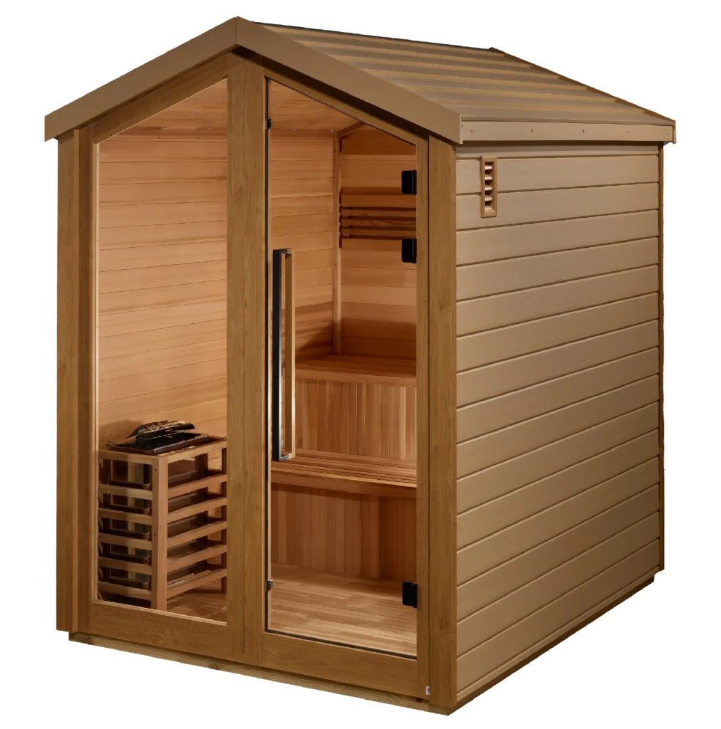 Kaarina sauna Canadian red cedar interior