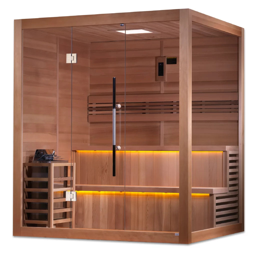 Kuusamo traditional sauna interior