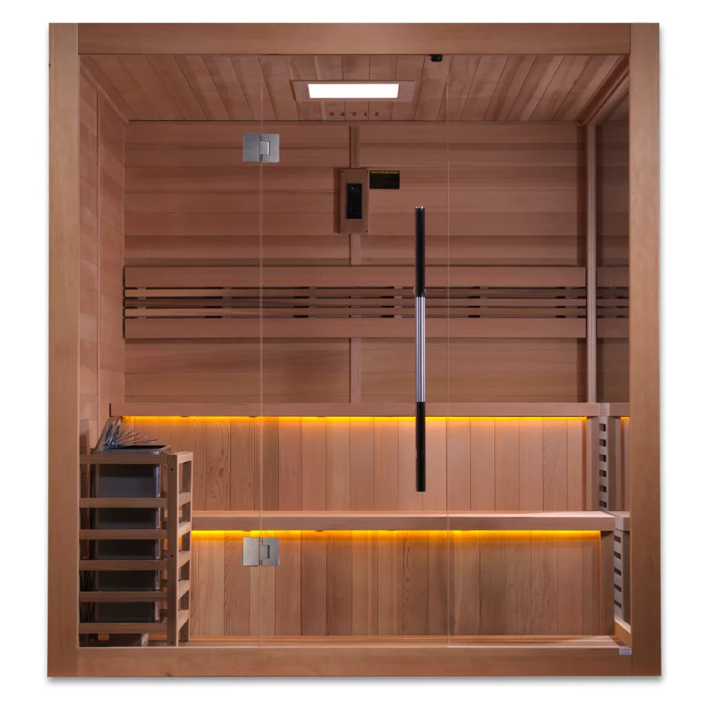 Kuusamo sauna Canadian red cedar interior