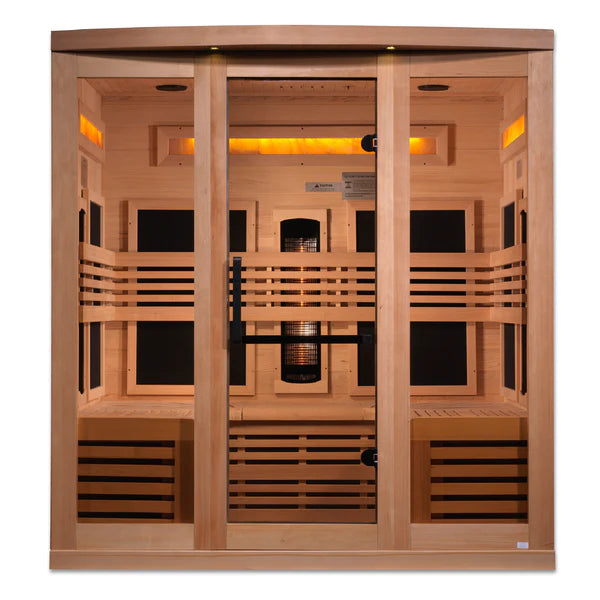 Zenith infrared sauna front view