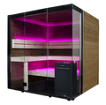 Harvia Block - Rustic Adler, 2-6 Person, Indoor Sauna - view 1