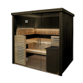 Harvia Fenix 2-6 Person Indoor Sauna Cabin with Harvia Virta Heater - view 1