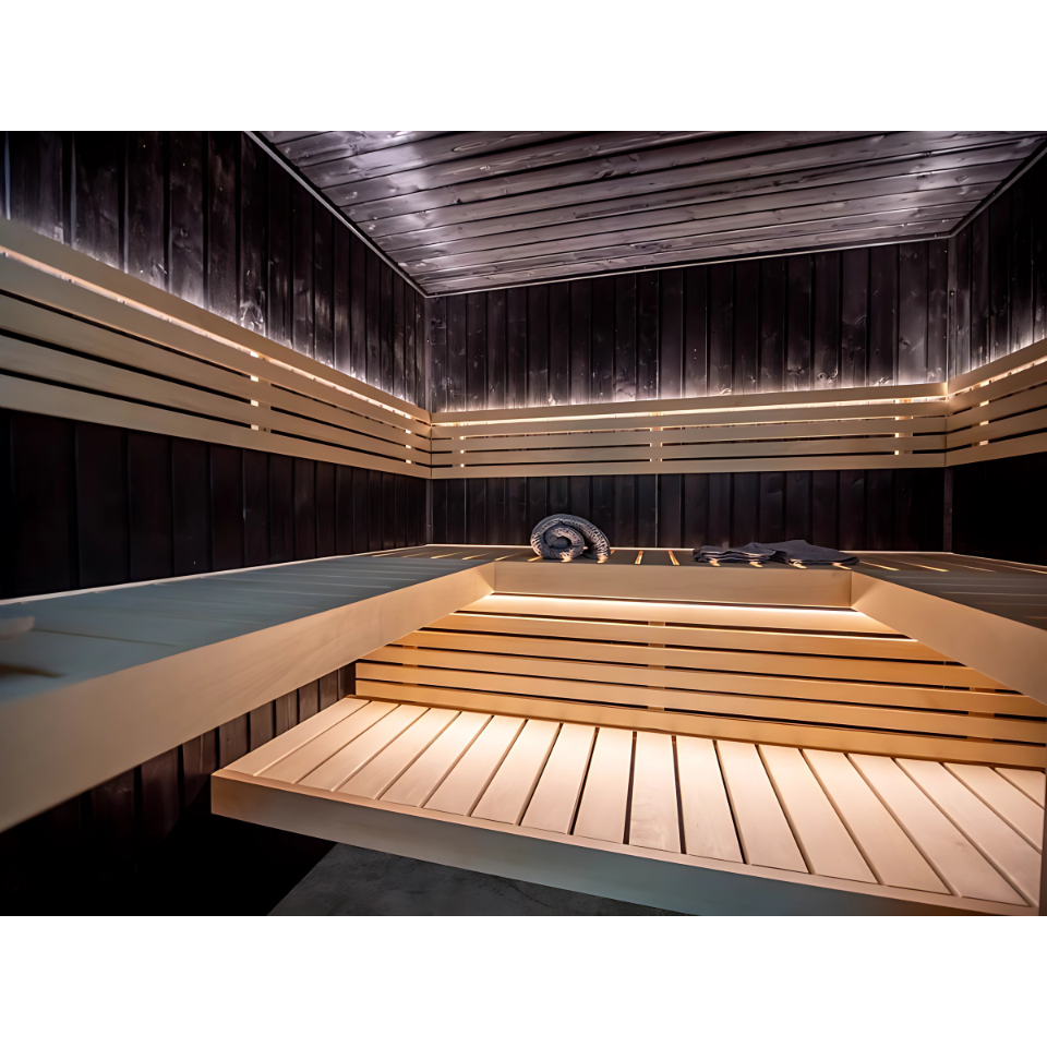 Harvia Fenix 2-6 Person Indoor Sauna Cabin with Harvia Virta Heater - view 2
