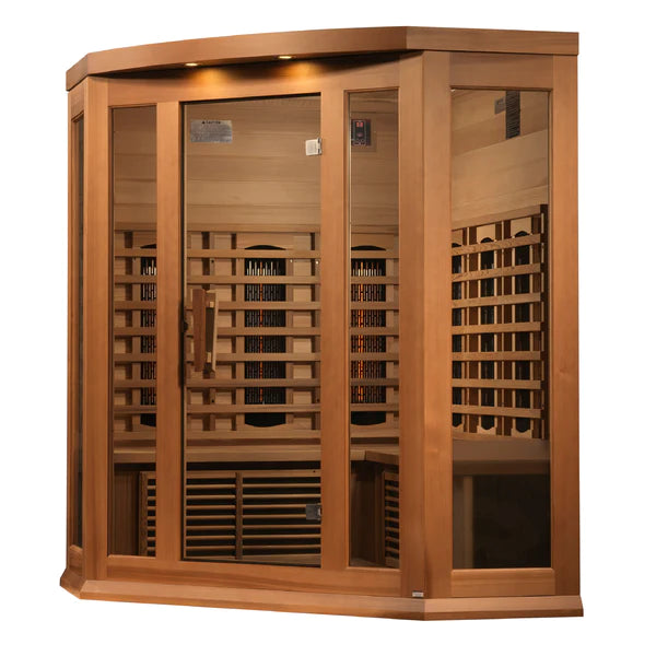 Avignon full spectrum corner sauna view