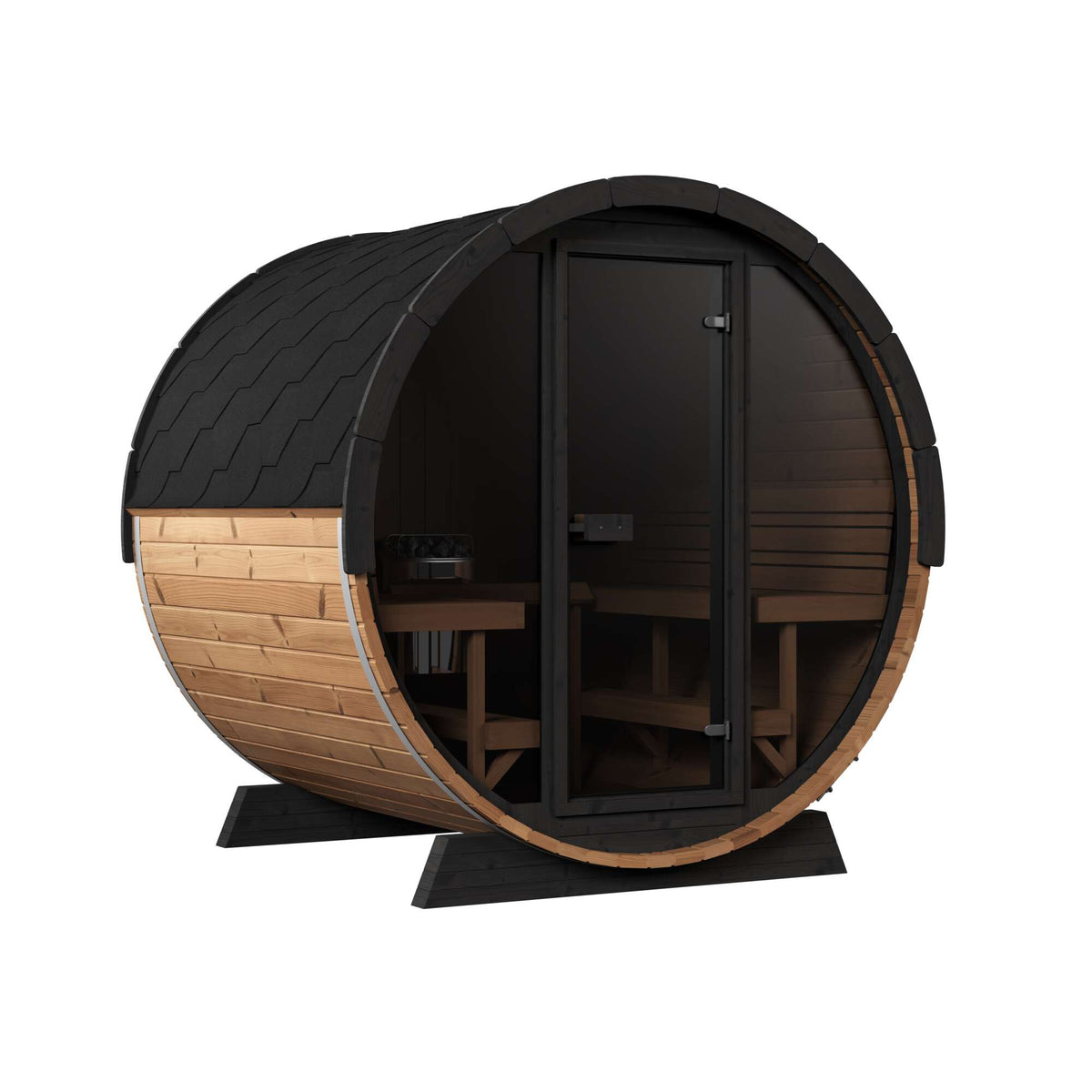 Mr. Steam Barrel Haus Outdoor Sauna Kit - view 1