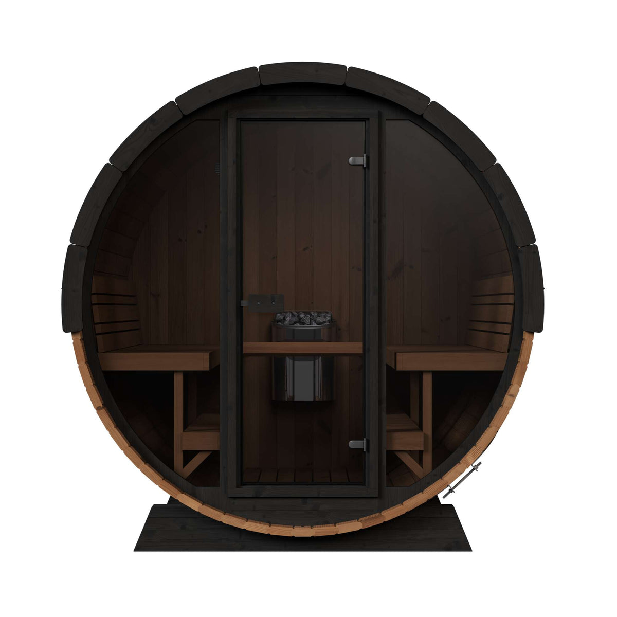Mr. Steam Barrel Haus Outdoor Sauna Kit - view 2