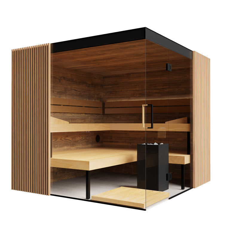 Thermasol Aalto sauna perspective view
