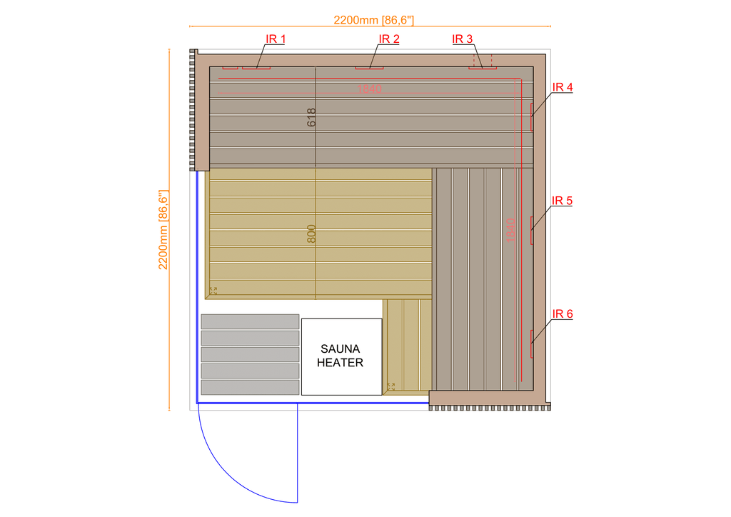 Thermasol Aalto sauna - additional view 6