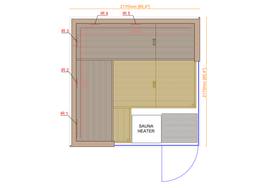 Thermasol Astra sauna - additional view 2