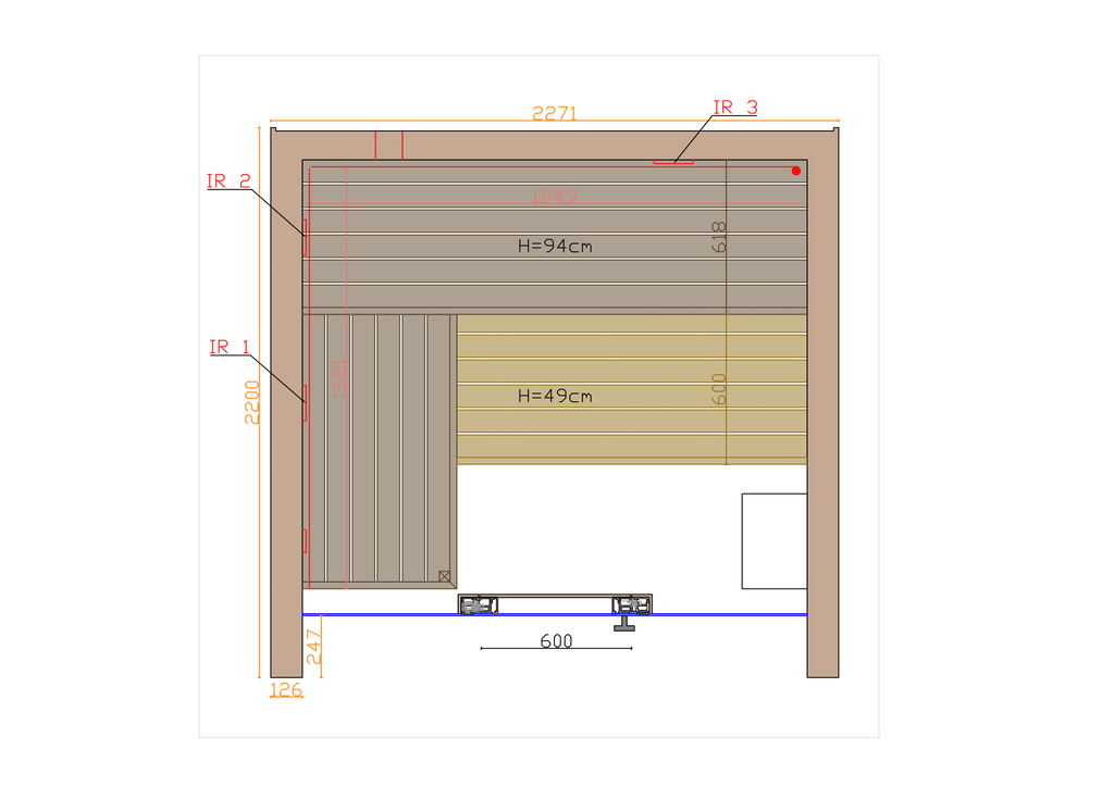 Thermasol Fortis sauna - additional view 5