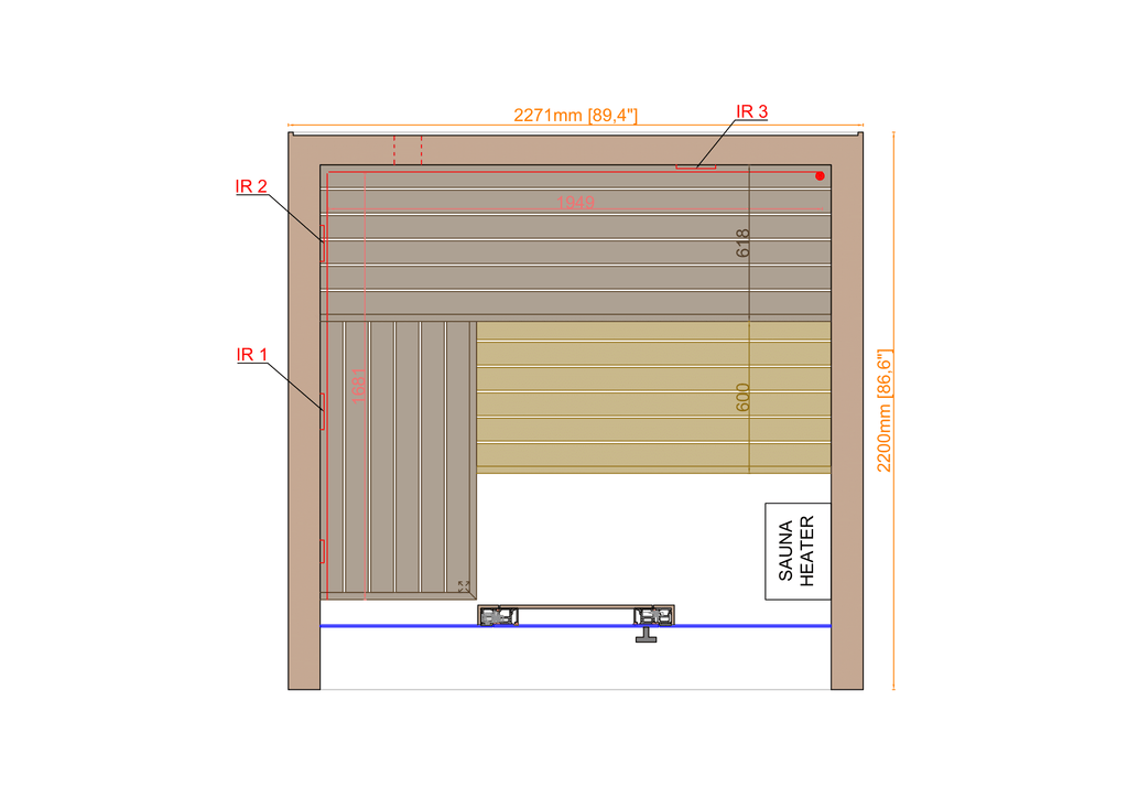 Thermasol Fortis sauna - additional view 4