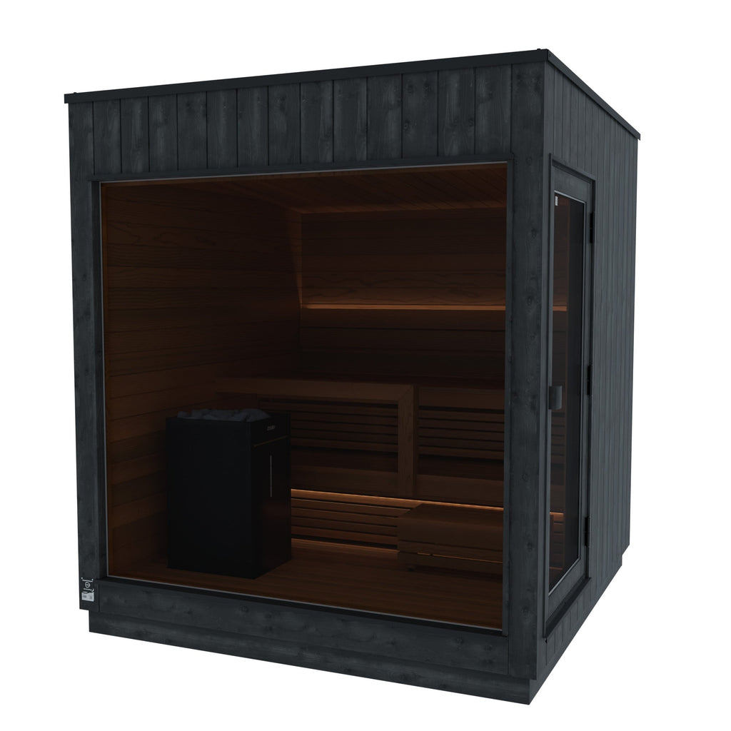 Thermasol Nordic Misty - Dark Nordic Spruce, 2-6 Person, Outdoor Sauna - view 1