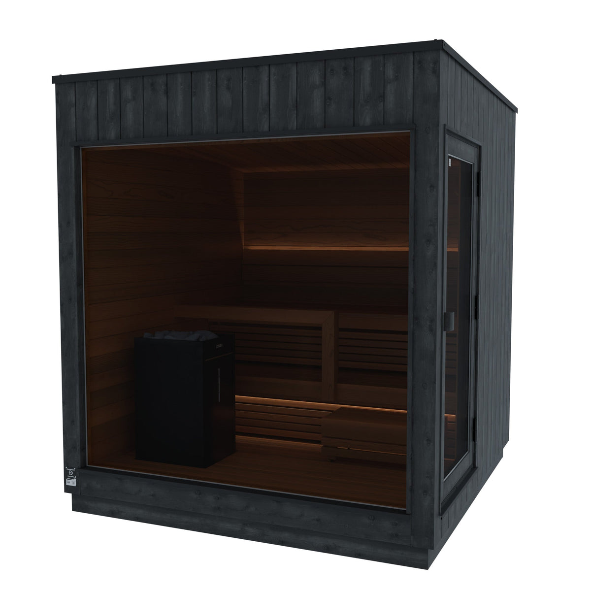 Thermasol Nordic Misty - Dark Nordic Spruce, 2-6 Person, Outdoor Sauna - view 1