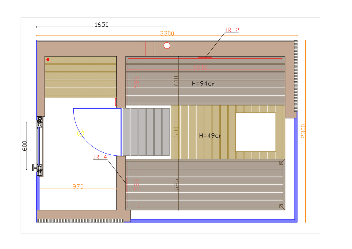 Thermasol Ombra sauna - additional view 8