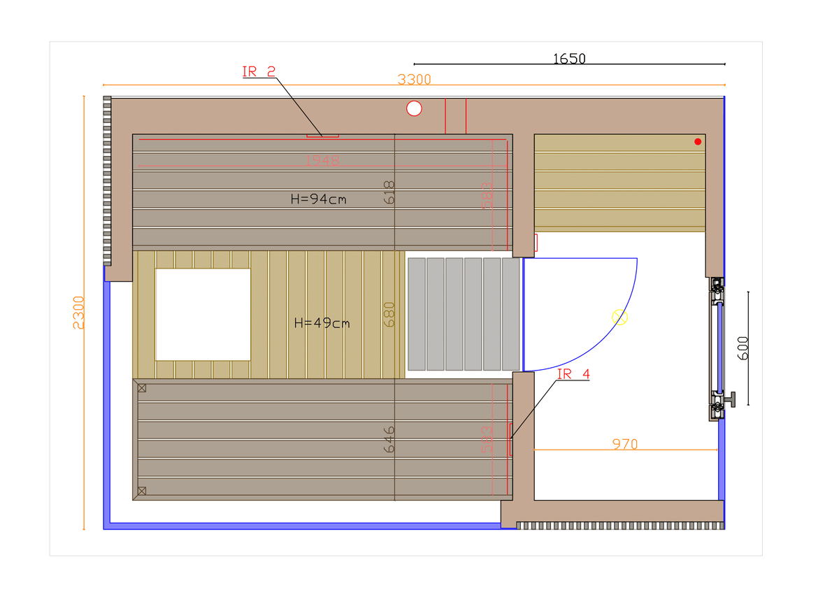 Thermasol Ombra sauna - additional view 10